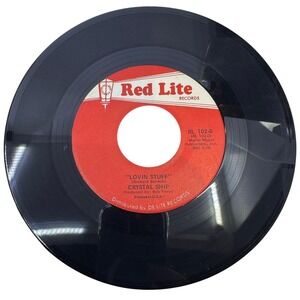 Crystal Ship Lovin Stuff Mary Jane Fletcher Red Lite Records RL 102 45 RPM Vinyl